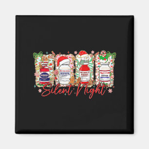 Lustiges Weihnachten Krankenpfleger Stille Nacht M Magnet
