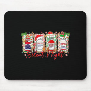 Lustiges Weihnachten Krankenpfleger Stille Nacht M Mousepad