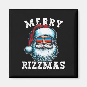Lustiges Weihnachten Rizz Meme Frohe Rizzmas Für T Magnet