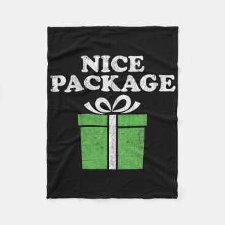 Lustiges Weihnachten Schönes Paket Retro Hässliche Fleecedecke