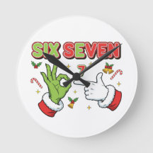 Lustiges Weihnachten Six Seven Grüner Monster-Feie