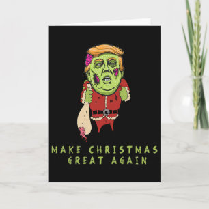 Lustiges Weihnachten Trump Make X-mas Great Again Karte