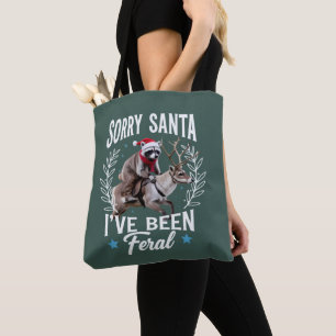 Lustiges Weihnachten, tut mir leid, Santa, ich bin Tasche