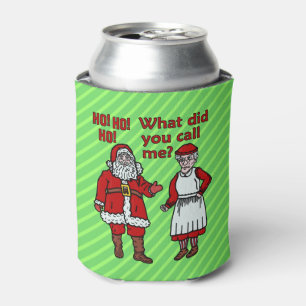 Lustiges Weihnachten Weihnachtsmann u. Frau Dosenkühler