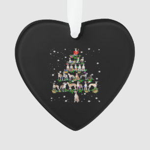 Lustiges Weihnachten Whippet Hunde Liebhaber Gesch Ornament
