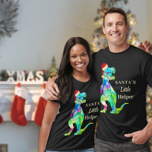 Lustiges Weihnachts-Dinosaurier-T-Rex-Zitat T-Shirt