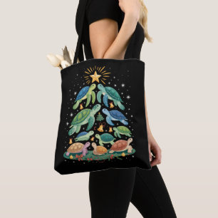 Lustiges Weihnachts-Schildkröten-Geschenk Schildkr Tasche