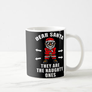 Lustiges Weihnachts-Shirt Lieber Santa Sie Sind Di Kaffeetasse