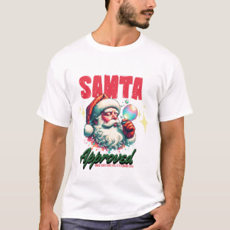 🎅 Lustiges Weihnachts-Shirt – Santa Approved – T-Shirt