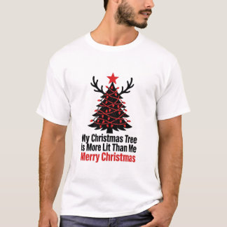 Lustiges Weihnachtsbaum-Shirt - Lit Geschenk für i T-Shirt