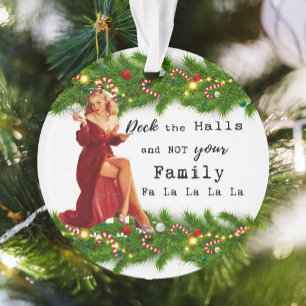 Lustiges Weihnachtsbaumanhänger Beste Freundin Sch Ornament
