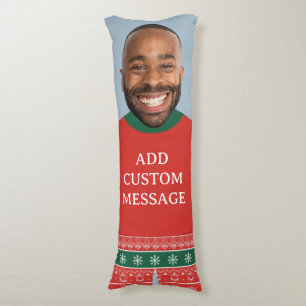 Lustiges Weihnachtsgeschenk für Männer mit individ Seitenschläferkissen