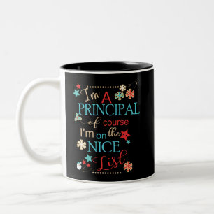 Lustiges Weihnachtshauptgeschenk bin- ich eine Zweifarbige Tasse