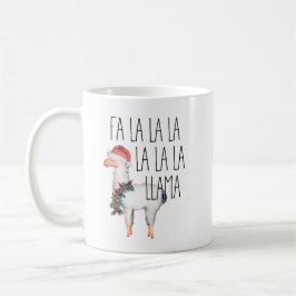 Lustiges Weihnachtslama-Fa-La-La-La-La Kaffeetasse