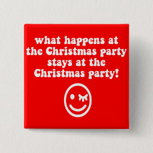 Lustiges WeihnachtsParty Button