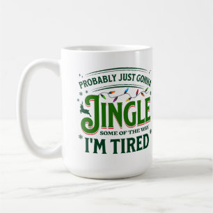 Lustiges Weihnachtszitat Feiertags Humor Faul Fest Kaffeetasse