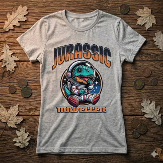 Lustiges Weltraum-Dinosaurier-Alien-Astronaut T-Sh T-Shirt