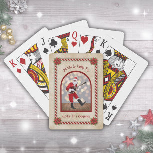 Lustiges White Elephant Secret Santa Weihnachtsges Spielkarten