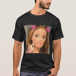 Lustiges widerliches Puppen-Gesicht-Meme T-Shirt