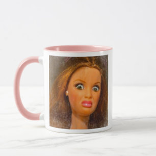 Lustiges widerliches Puppen-Gesicht Meme  Tasse