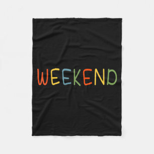 Lustiges Wochenend-Freitag-Liebhaber-Friyay-Shirt- Fleecedecke