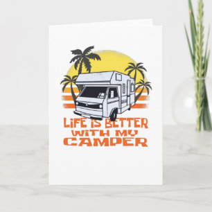 Lustiges Wohnmobil – Campingkarawane Karte