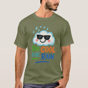 Lustiges Wolken-Grafik Unisex Dunkles T-Shirt