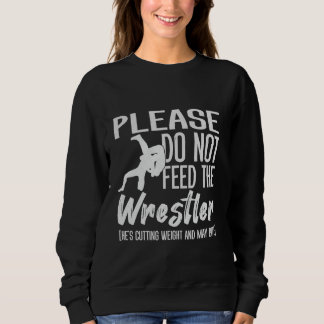 Lustiges Wrestling-Design für Jungen Bitte nicht f Sweatshirt