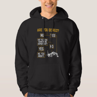 Lustiges Wrestling-Flussdiagramm Takedown Humor Hoodie