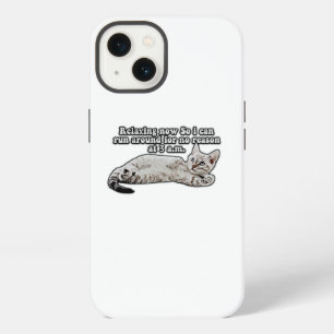 Lustiges wütendes Katzen-Meme für Katzenbesitzer u iPhone Hülle