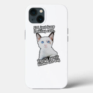 Lustiges wütendes Katzen-Meme für Katzenliebhaber Case-Mate iPhone Hülle