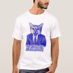 Lustiges wütendes Katzen-Meme für Katzenliebhaber T-Shirt