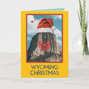Lustiges Wyoming Weihnachten Karte