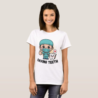 LUSTIGES ZAHNARZT SHIRT :ZÄHNE RETTEN