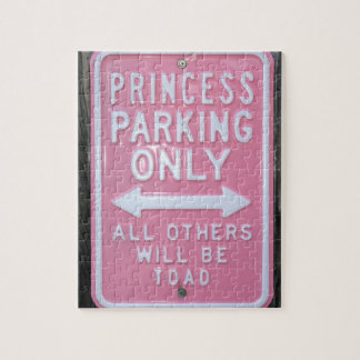 Lustiges Zeichen Prinzessin Parking Only