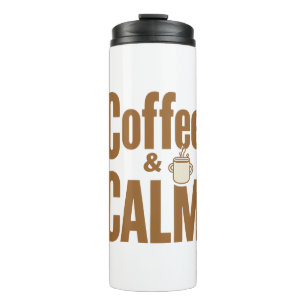 Lustiges Zen-Zitat für Kaffeeliebhaber Thermosbecher