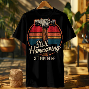 Lustiges Zimmermann-Shirt – Immer noch Punchlines Tri-Blend Shirt