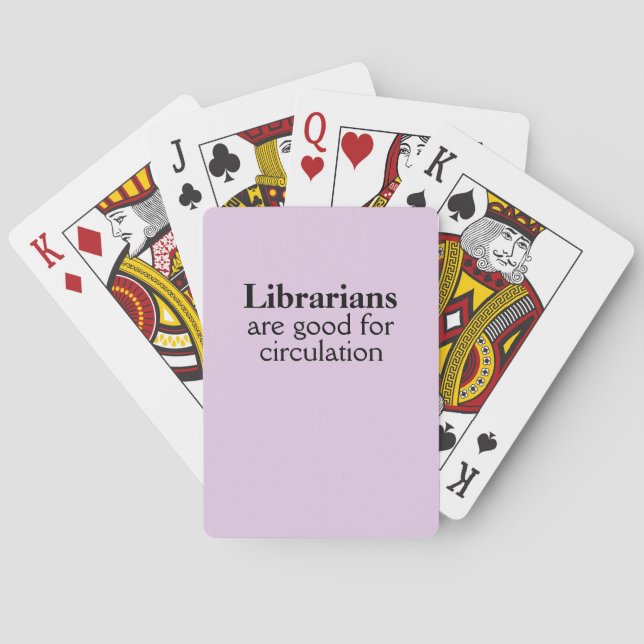 Lustiges Zirkulations-Wortspiel-Kartenstapeles Spielkarten (Rückseite)