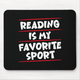 Lustiges Zitat für Buchliebhaber lesen Bibliothek Mousepad
