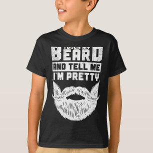 Lustiges Zitat-Geschenk für bärtige Männer und Bar T-Shirt