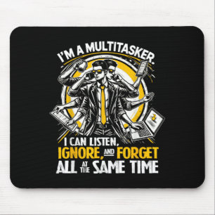 Lustiges Zitat Humorvolle Mehrfachaufgabe Lustiger Mousepad