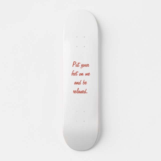 Lustiges Zitat kühl Skateboard (Vorne)