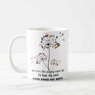 Lustiges Zitat von Frauen über Quilten - Lustiges Kaffeetasse