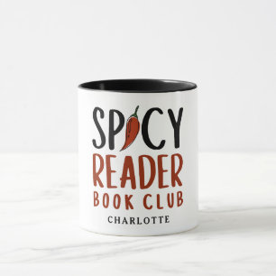 Lustiges Zitat Würziges Buchclub-Leser-Geschenk Tasse