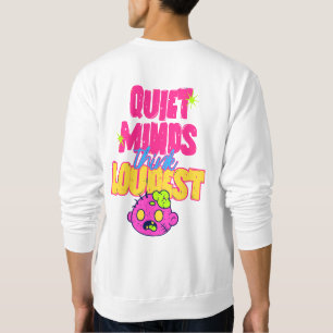 Lustiges Zombie-Gehirn-Grafik- und Typografie-T-Sh Sweatshirt