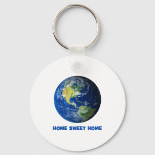 Lustiges Zuhause Süßes Zuhause Erde Planet T-Shirt Schlüsselanhänger