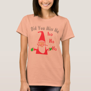 Lustiges Zuhause Zu Weihnachten Hast Du Mich Vermi T-Shirt
