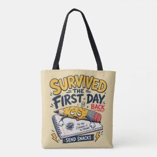Lustiges Zurück-in-die-Schule-Lehrer-Shirt Tasche