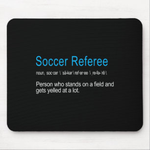 Lustigste Definition eines Fußballschiedsrichters Mousepad