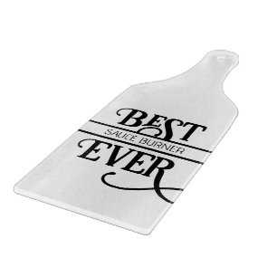 Lustigster Jobtitel Ever Food Burner Schneidebrett